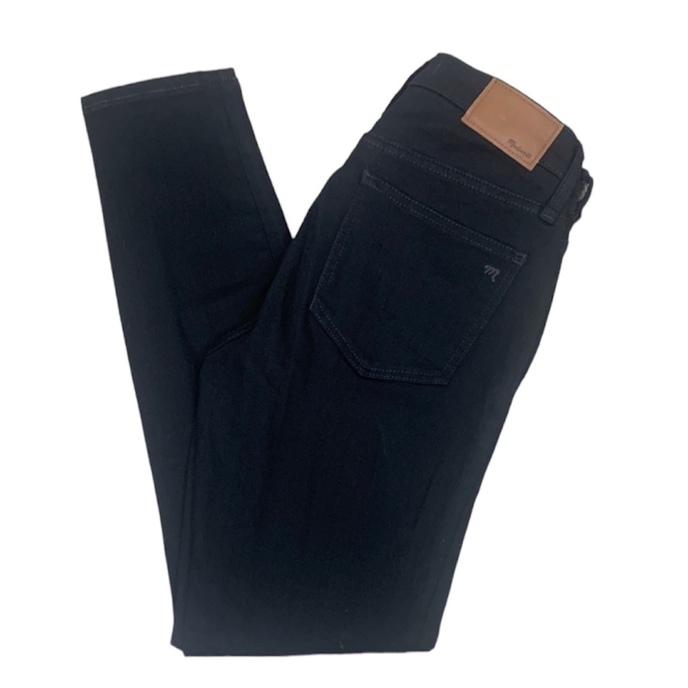 Madewell High Rise Skinny Black Ankle Jeans Pants Size 25 Petite